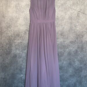 Bill Levkoff Lavender Chiffon Maxi Dress